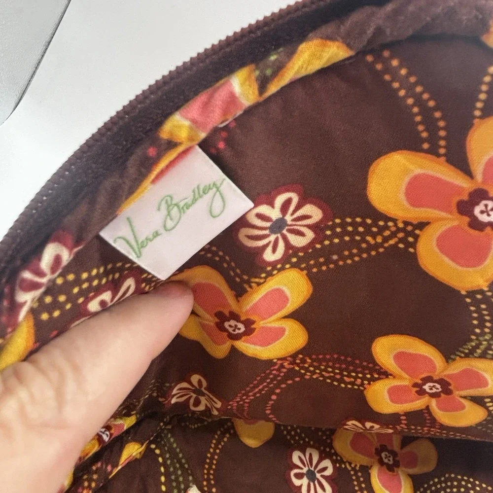 Vera Bradley Buttercup Cotton Zip Padded‎ Small Ebook Reader Tech Sleeve Clean